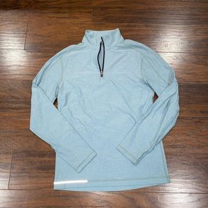 Lululemon Men’s 1/4 Zip Pullover blue sweater